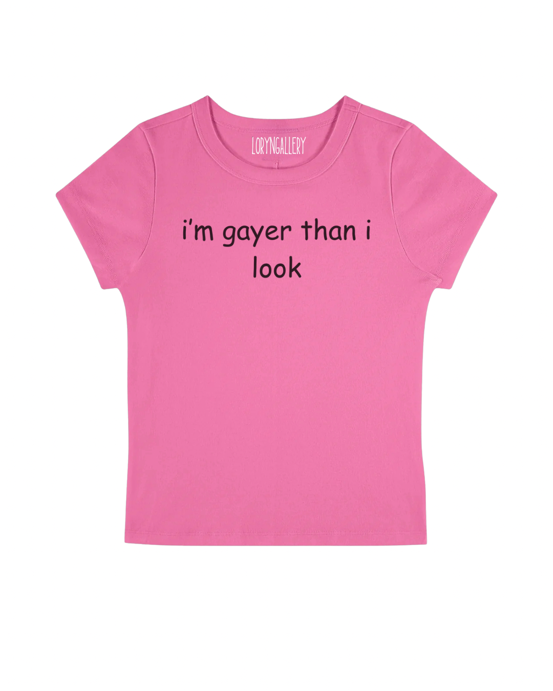 gayer than i look BABY TEE