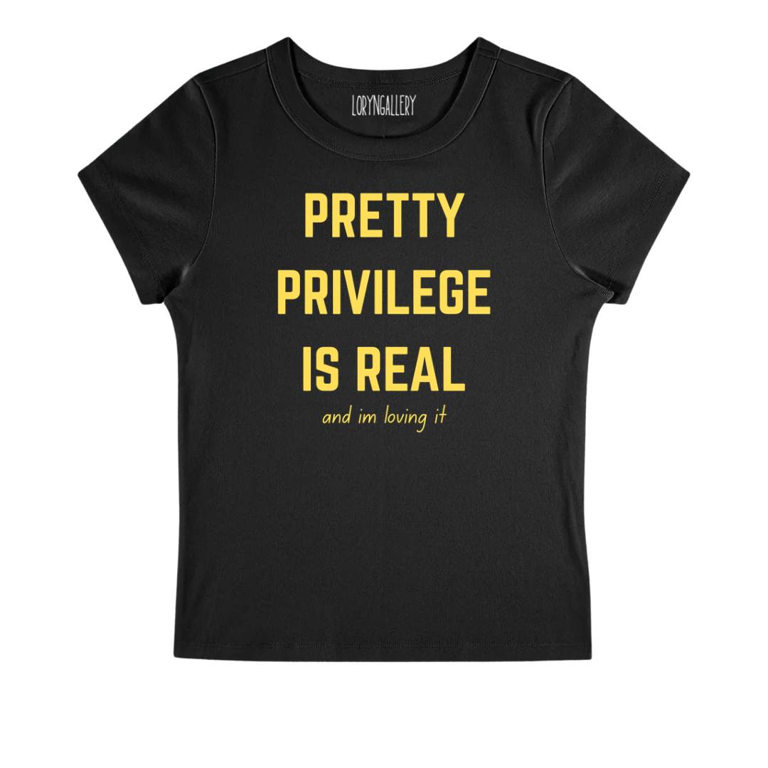 PRETTY PRIVILEGE BABY TEE