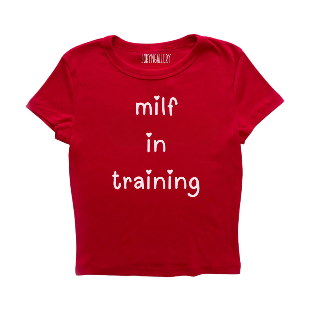 MILF IN TRAINING BABY TEE