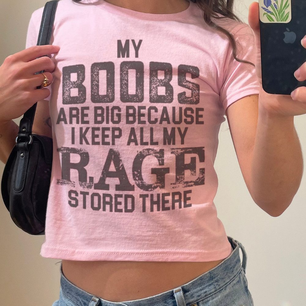 RAGING BOOBS BABY TEE