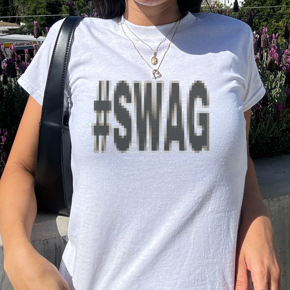 BLURRY SWAG BABY TEE